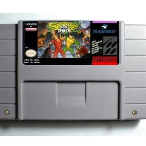 Battletoads i Double Dragon - na konsolę SNES - działający kartridż - region NTSC lub PAL - fantastyczny stan