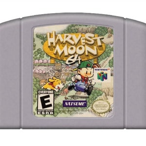 Harvest Moon 64 - gra z 1996 roku - na konsole N64 - działający kartridż / pakiet gry - NTSC w doskonałym stanie