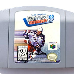 Wayne Gretzky’s 3D Hockey 98’ - for N64 consoles - working cartridge / game pak - NTSC or PAL region - Great condition