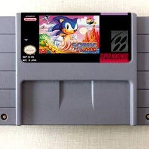 Sonic The Hedgehog - for SNES Console - working cartridge - NTSC or PAL region - Fantastic condition