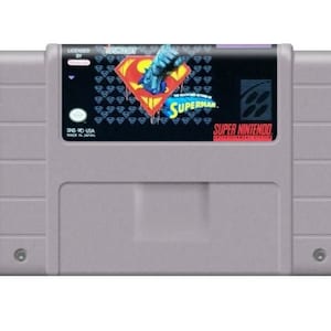 The Death and Return of Superman - voor SNES-consoles - werkende cartridge - NTSC- of PAL-regio - fantastische staat // rollenspel