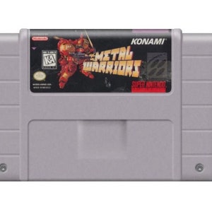 Metal Warriors - na konsole SNES - działający kartridż - region NTSC lub PAL - fantastyczny stan // gra fabularna