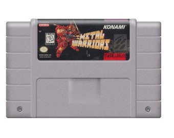 Metal Warriors - for SNES consoles - working cartridge - NTSC or PAL region - Fantastic condition // role-playing game