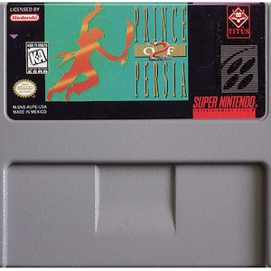 Prince of Persia 2: The Shadow of the Flame - na konsolę SNES - działający kartridż - region NTSC lub PAL - fantastyczny stan