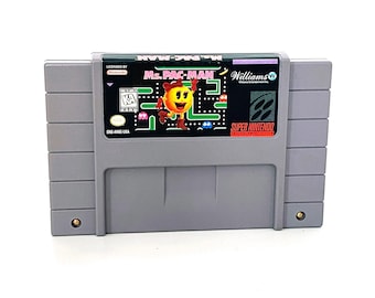 Ms. Pac-Man - for SNES Console - working cartridge - NTSC or PAL region - Fantastic condition