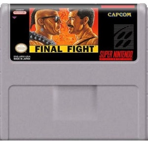 Final Fight - for SNES consoles - working cartridge - NTSC or PAL region - Fantastic condition // role-playing game