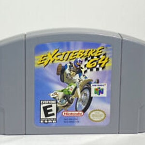 Excitebike 64 - gra z 1996 r. - na konsole N64 - działający kartridż / pakiet gry - region NTSC lub PAL - świetny stan