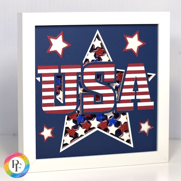 3d USA Shadow Box SVG, 4th of July Stars svg, Independence Day Layered cardstock svg - America Stars & Stripes, for cricut 3d USA Shadow Box SVG, 4th of July Stars svg, Independence Day Layered cardstock svg - America Stars & Stripes, for cricut