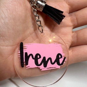 Custom acrylic keychain
