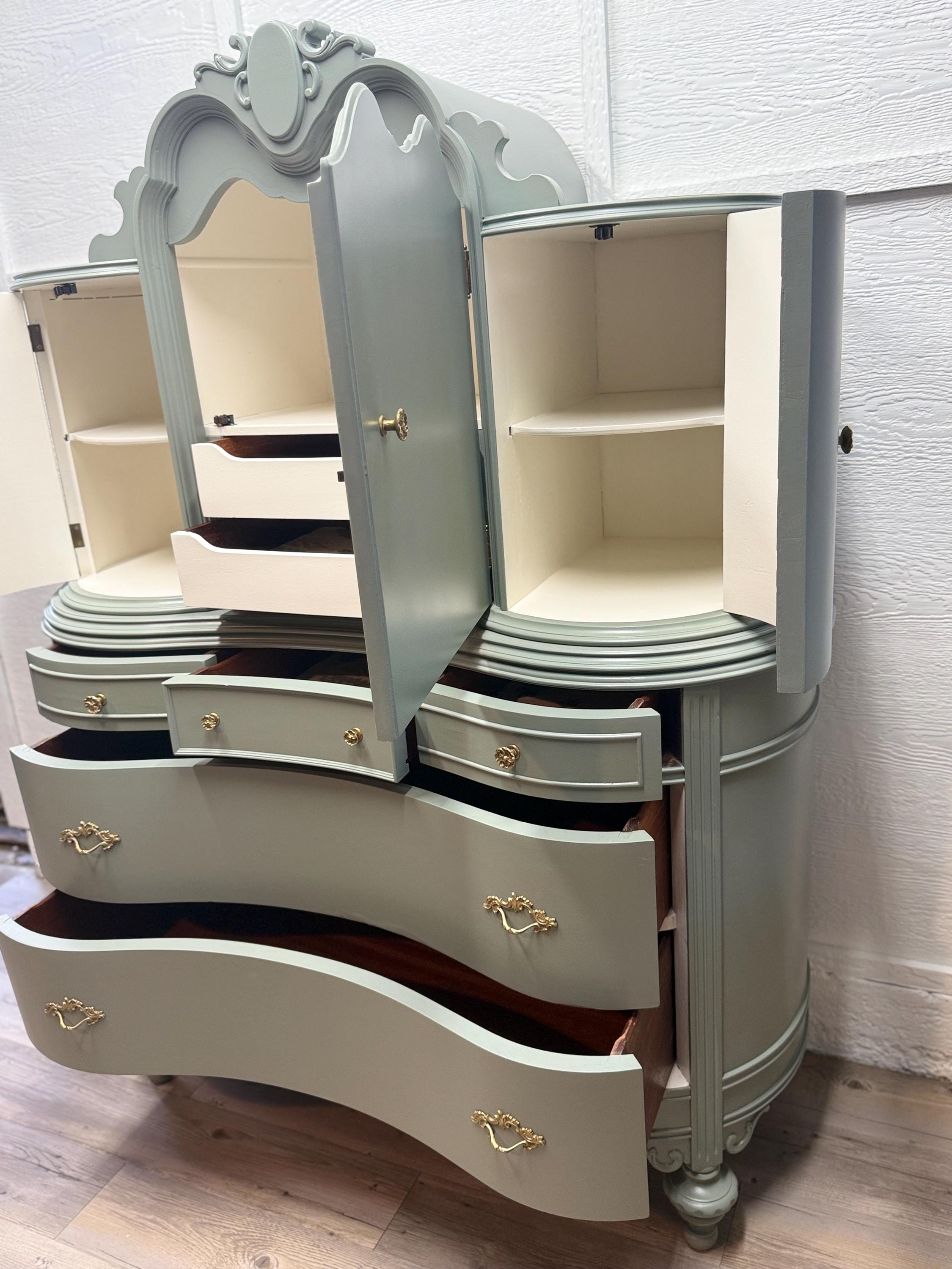 SOLD Gorgeous One of a Kind Vintage Dresser - Etsy