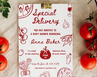 Special Delivery Baby Shower Invitation | Editable Template