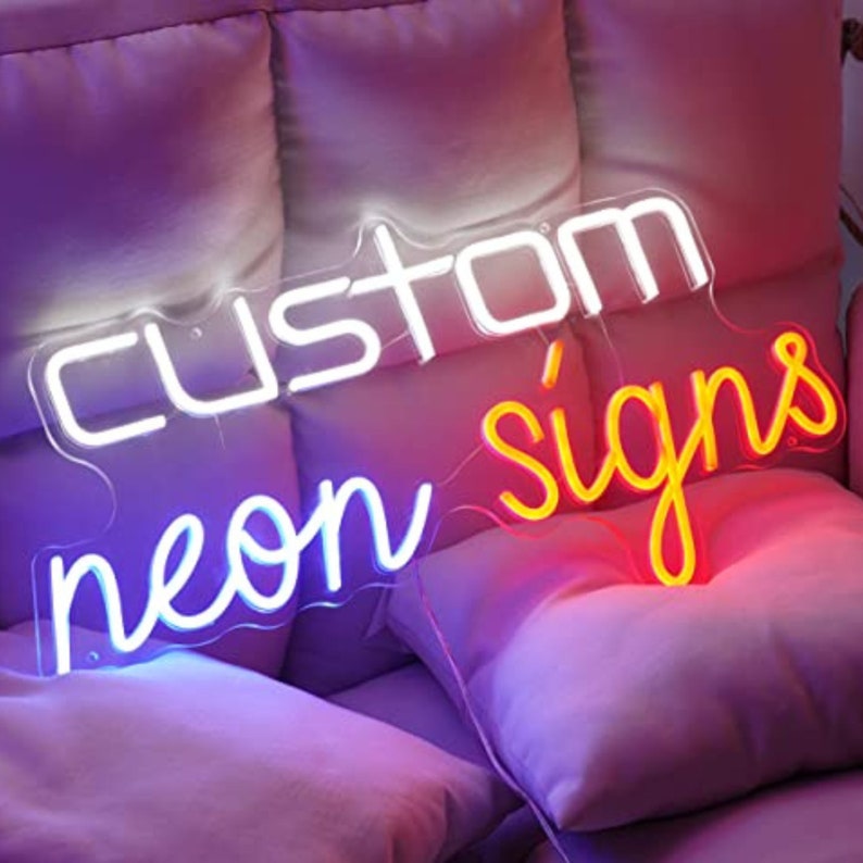 Neon Sign Custom neon Sign Bedroom Custom Neon Sign Etsy
