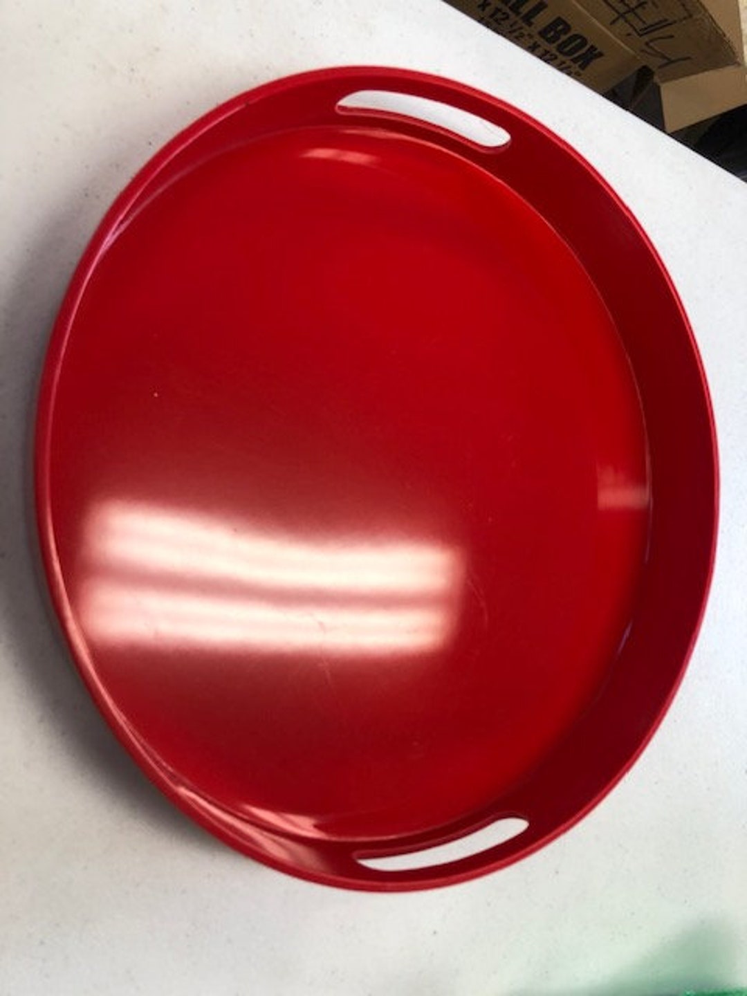 Zak Designs Large Red Serving Tray Spokane Wa 03230 Etsy