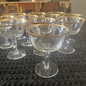 Lenox Eternal champagne or sherbert crystal glasses.