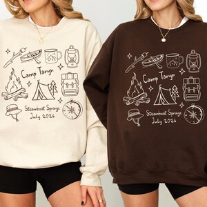 Camping Bachelorette Sweatshirt, Camp Bachelorette Sweatshirt, Camp Bach, See Bachelorette Sweatshirt, individuelles Camp Bachelorette Sweatshirt