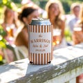 Can Cooler Wedding, Wedding Favor, Personalized Wedding Can Cooler, Slim Can Cooler, Wedding Reception Favor, Custom Can Cooler, Beer Holder