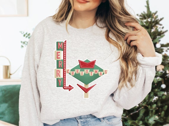 Retro Christmas Sweater Neon Sign 