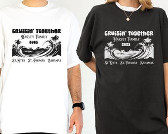 Custom Cruise Shirts, Personalized Family Shirts, Family Cruise Shirts, Cruise Squad Shirts, Matching Cruise Shirts, Cruisin' Together Shirt
