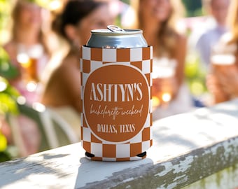 Custom Bachelorette Can Cooler, Bachelorette Can Cooler, Bachelorette Party Favors, Slim Can Coolers, Bachelorette Cups, Custom Party Favors