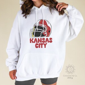 Kansas City Football Hoodie, KC Hoodie, Kansas City Sweatshirt, Vintage Kansas City Sweatshirt, Kansas City Football Shirt, Kansas City Gift