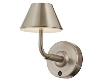 Modern Minimalist LED Wall Sconce: USB-C Rechargeable, Wireless Light