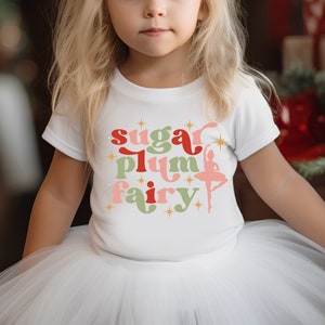 Sugar Plum Fairy Collection, Children&#39;s T-Shirt, Christmas Ballet, Nutcracker Suite
