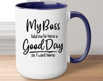 Taza de café con humor divertido para la oficina, regalo sarcástico para trabajar desde casa, regalo para compañeros de trabajo.
