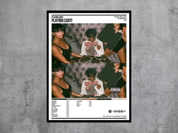 Playboi Carti Self Titled Album Poster / Playboi Carti / Album - Etsy