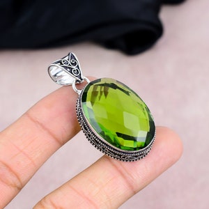 Vintage Peridot Necklace - Etsy