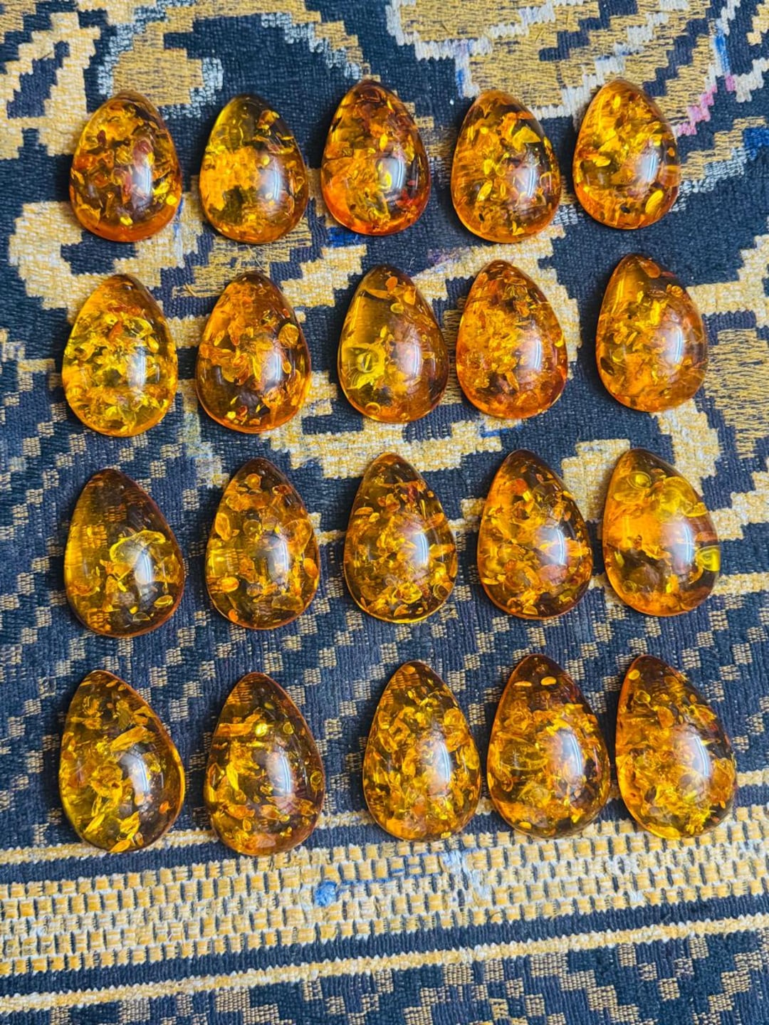 Amber Lab Made Gemstone for Jewelry Making Baltic Amber Gemstone for ...