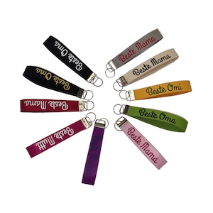 Keychain felt Best Grandma Grandma Mom with key ring | Gift | Mother&#39;s Day