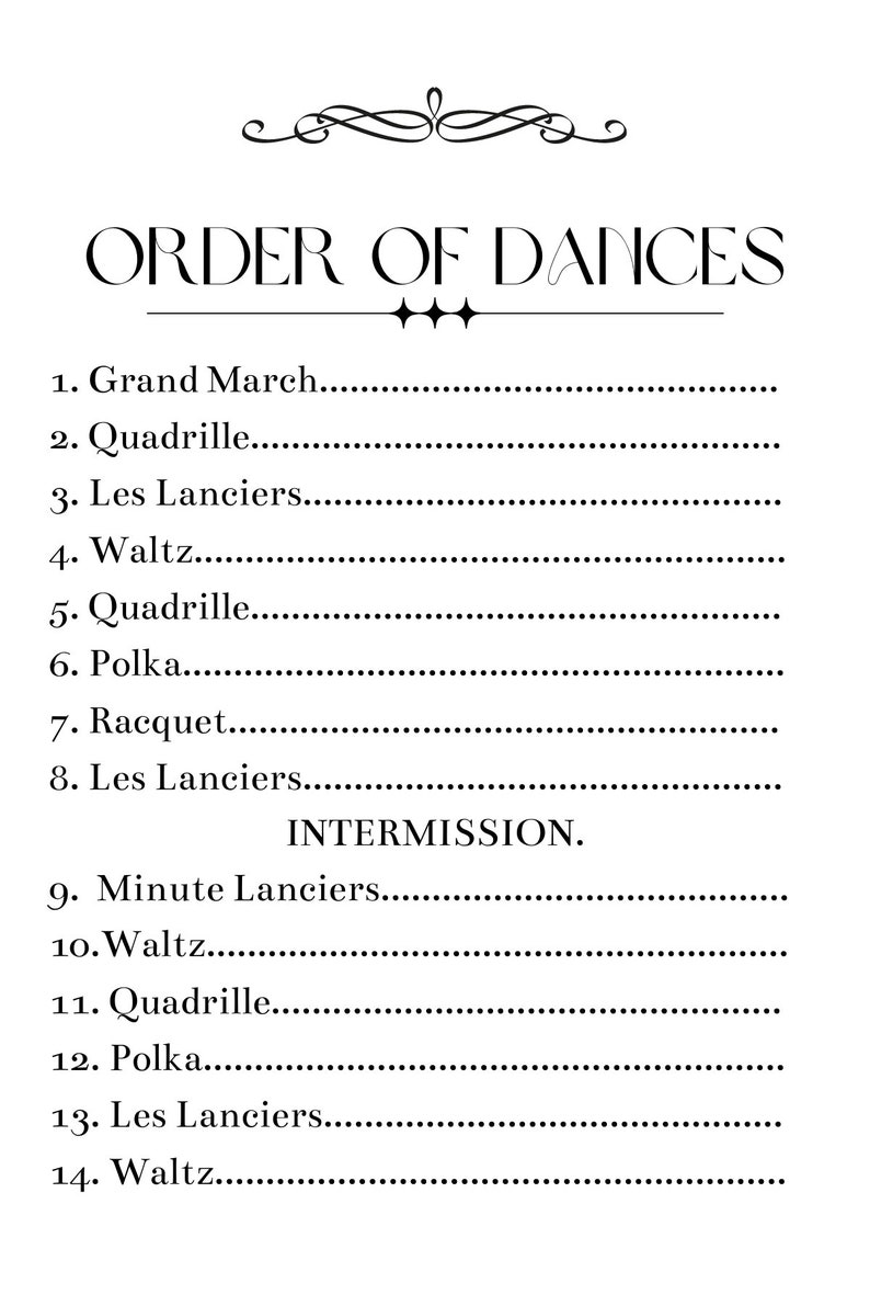 Editable Canva Template Bridgerton Inspired Dance Card Etsy Editable Canva Template Bridgerton Inspired Dance Card Etsy