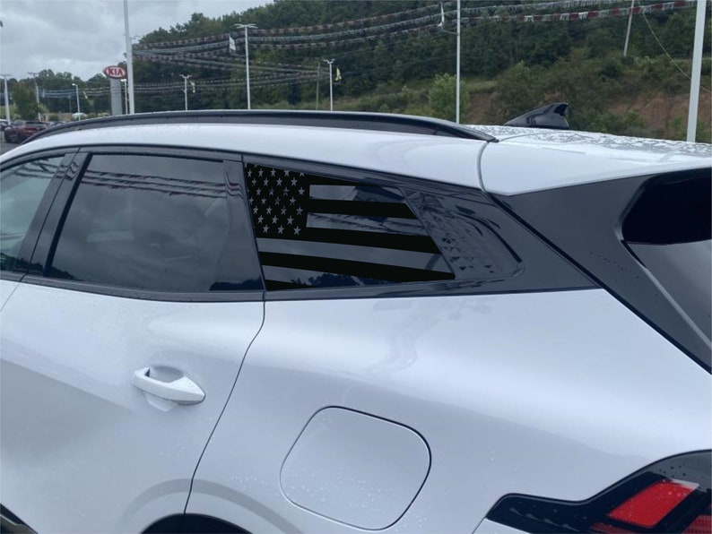 2023 2024 Kia Sportage Solid W/ Negative Stars American Flag - Etsy