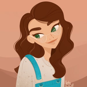 Retrato de dibujos animados personalizado para regalo / Retrato personalizado de Disney Pintura de retrato imprimible familiar / Retrato de dibujos animados imprimible