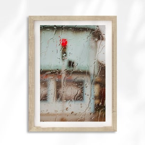 Raindrops Print, Printable Raindrops Art, Rain, Raindrops Window Print, Raindrops Digital Download
