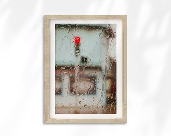 Impressão de gotas de chuva, arte de gotas de chuva para impressão, chuva, impressão de janela de gotas de chuva, download digital de gotas de chuva