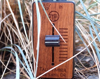 Tall Timber 2-Jack Fader - Volume/Expression Pedal with Walnut Wood Top