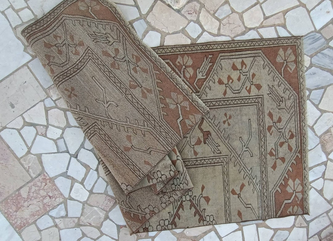 Old Vintage Rug Vintage Runner Rug Corridor Rug Hallway Rug Vintage ...