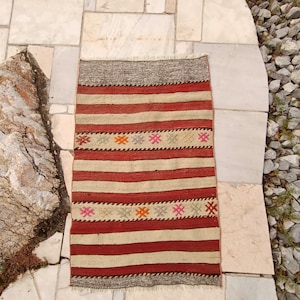 60x90 cm Streifen Vintage Akzent Kelim Teppich klein Kelim Teppich Bodenteppiche Küche Schlafzimmer Teppich Esszimmerteppich Kelimteppich