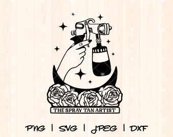 Spray Tan Artist Svg Png | Spray Tan Svg | Beauty Svg | Spray Tan Tech Svg | Tanning Svg | Spray Tan Technician Svg Png Spray Tan Buisness
