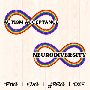 Autisme Svg Png | Autisme Infinity Sign Svg | Autisme acceptatie Svg Png | Neurodiversiteit Svg | Autisme advocaat Svg Png | Autismesublimatie