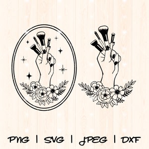 Makeup Artist Svg Png | Makeup Svg | Beauty Svg | Cosmetics Svg | Makeup Bag Svg | Makeup Brush Svg | Glam Svg Cosmetology Svg Png Cut File
