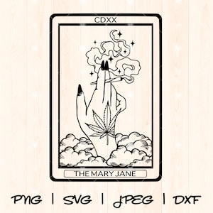 Unkraut SVG | 420 SVG | Rauchen gemeinsam geschnitten Datei | Kiffer geschnitten Datei | Rauchen von Unkraut | Cannabis-Svg | Blumentopf Kopf | Ganja Pot Blatt Tarot Karte Png svg