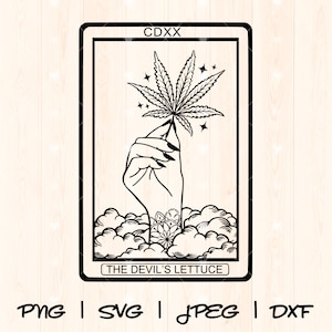 Unkraut SVG | 420 SVG | Rauchen gemeinsam geschnitten Datei | Kiffer geschnitten Datei | Rauchen von Unkraut | Cannabis-Svg | Blumentopf Kopf | Ganja Pot Blatt Tarot Karte Png svg