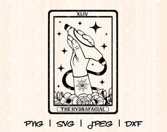 Esthetician Svg | Skin Care Png | Skin Specialist Svg | Esthetician Life Svg | Beauty Therapist Png | Facial Technician Tarot Card Design