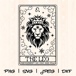 Löwe geschnitten Datei | Astrologie geschnitten Datei | Löwe Sternzeichen geschnitten Datei | Löwe Königin SVG | Löwe Mädchen | Löwe Tarot Geburtstagskarte Horoskop Löwe Geburtstagskarte
