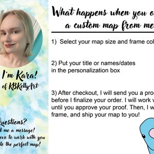 Push Pin Map Personalized Travel Map RV Road Trip Camping Family ...