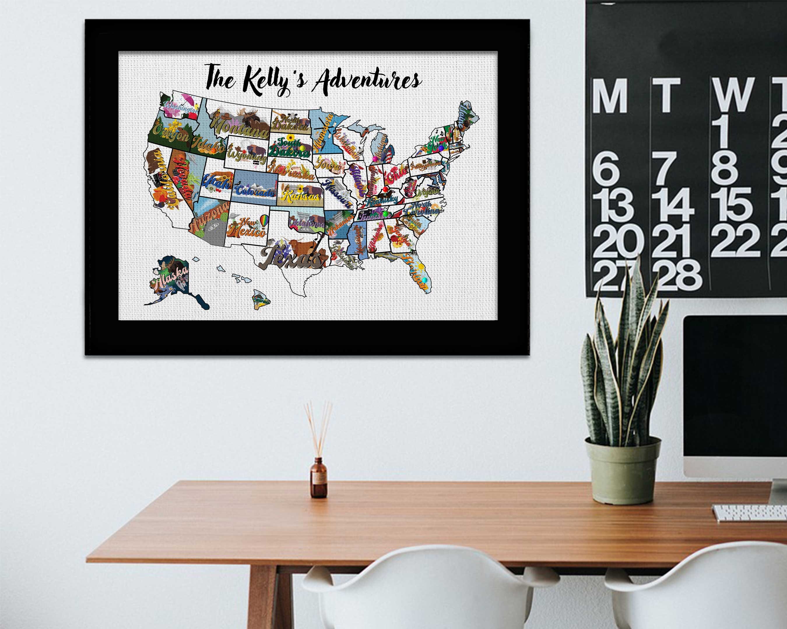 State Push Pin USA Map Personalized - Il Fullxfull.5319325421 Jqhg 