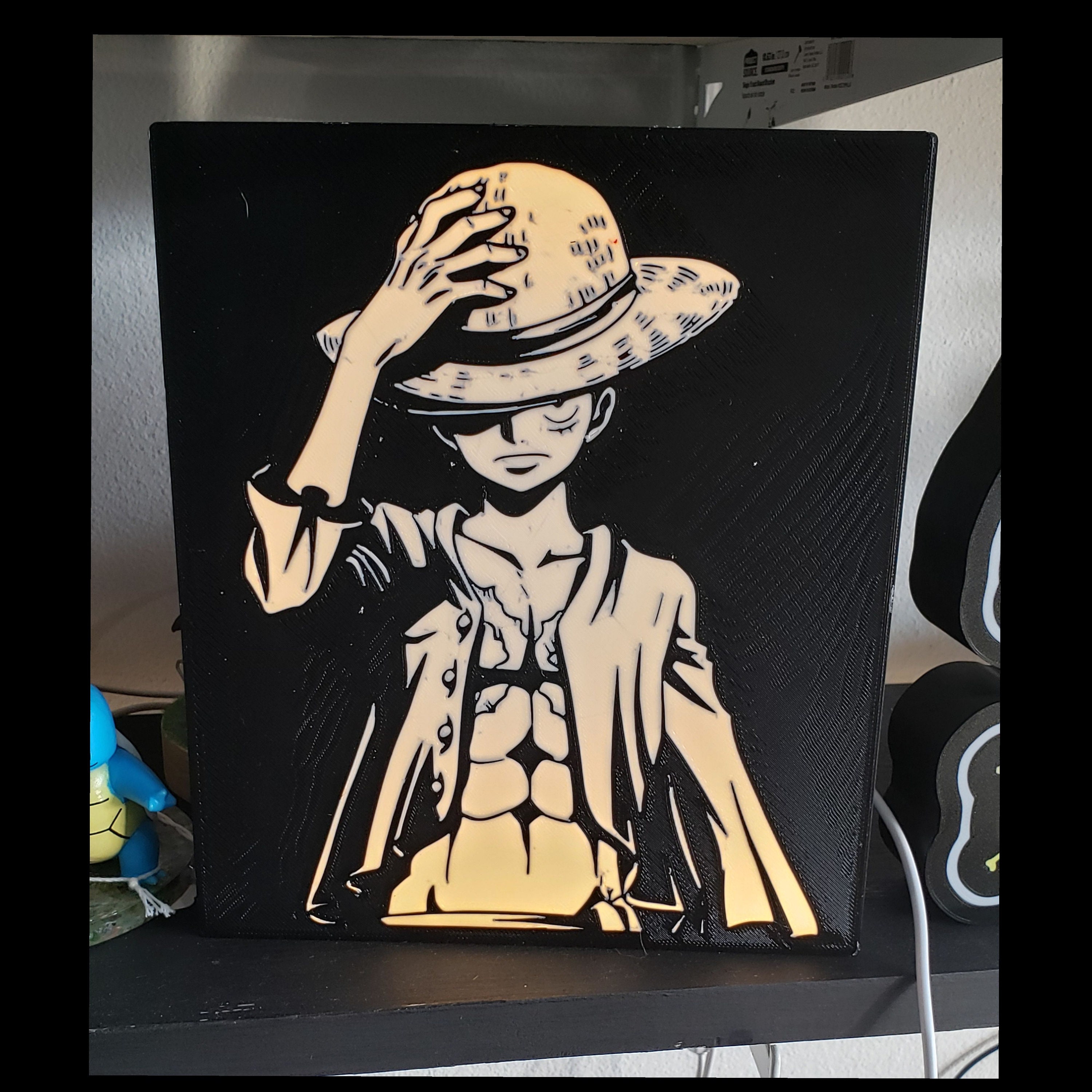 Anime ONE PIECE's Straw Hat Pirate's Iconic Logo LED Night Light for B –  Music Chests