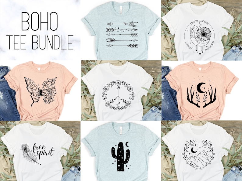 Boho SVG Bundle Bohemian Bundle Svg Popular Svg Bundle - Etsy Canada